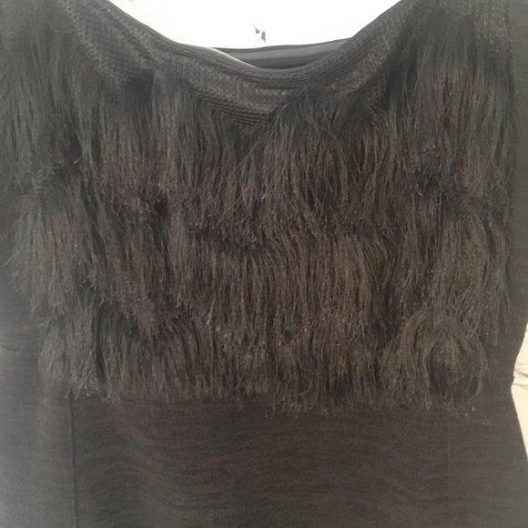 Banana Republic Strapless Sweater Fringe Dress - Picture 4 of 8